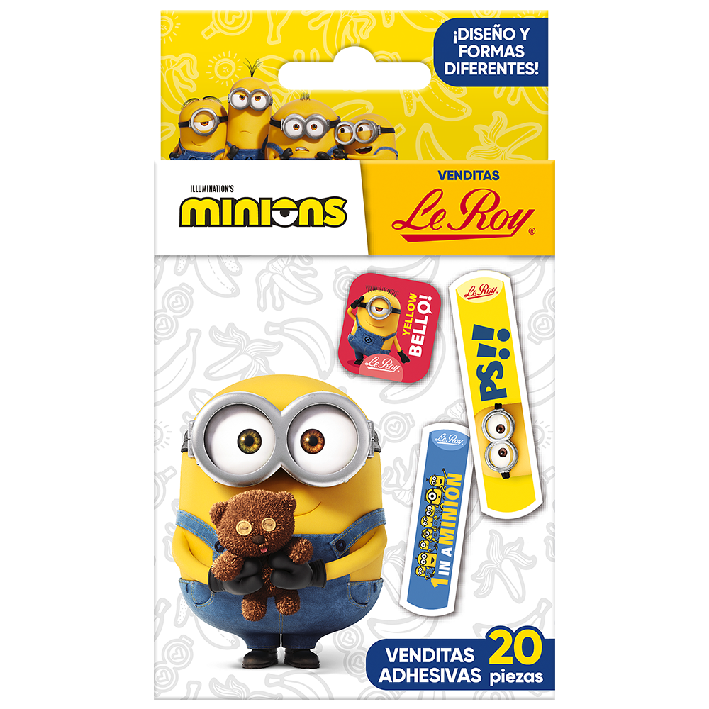 Le Roy MINIONS VENDITAS ADHESIVAS 20 PZ