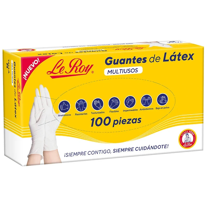 Guante de látex Le Roy con gasa 3501253