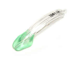 Intersurgical i-gel 8205000, cánula supraglótica talla 5, adulto grande 90+ kg, sobre fondo blanco