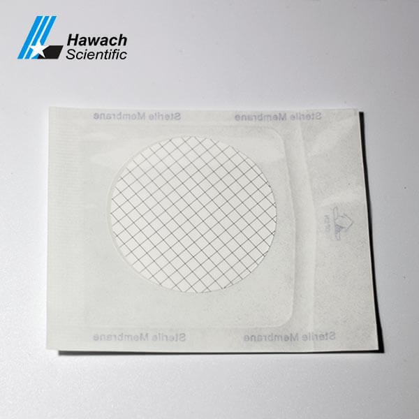 Membranas MCE estériles blancas reticuladas Hawach; imagen de la familia