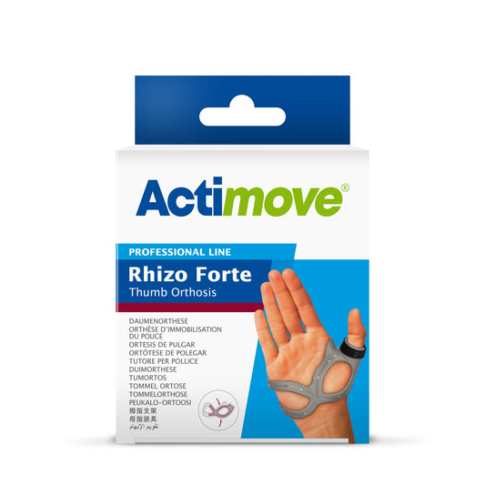 Férula de pulgar Actimove Rhizo Forte — empaque