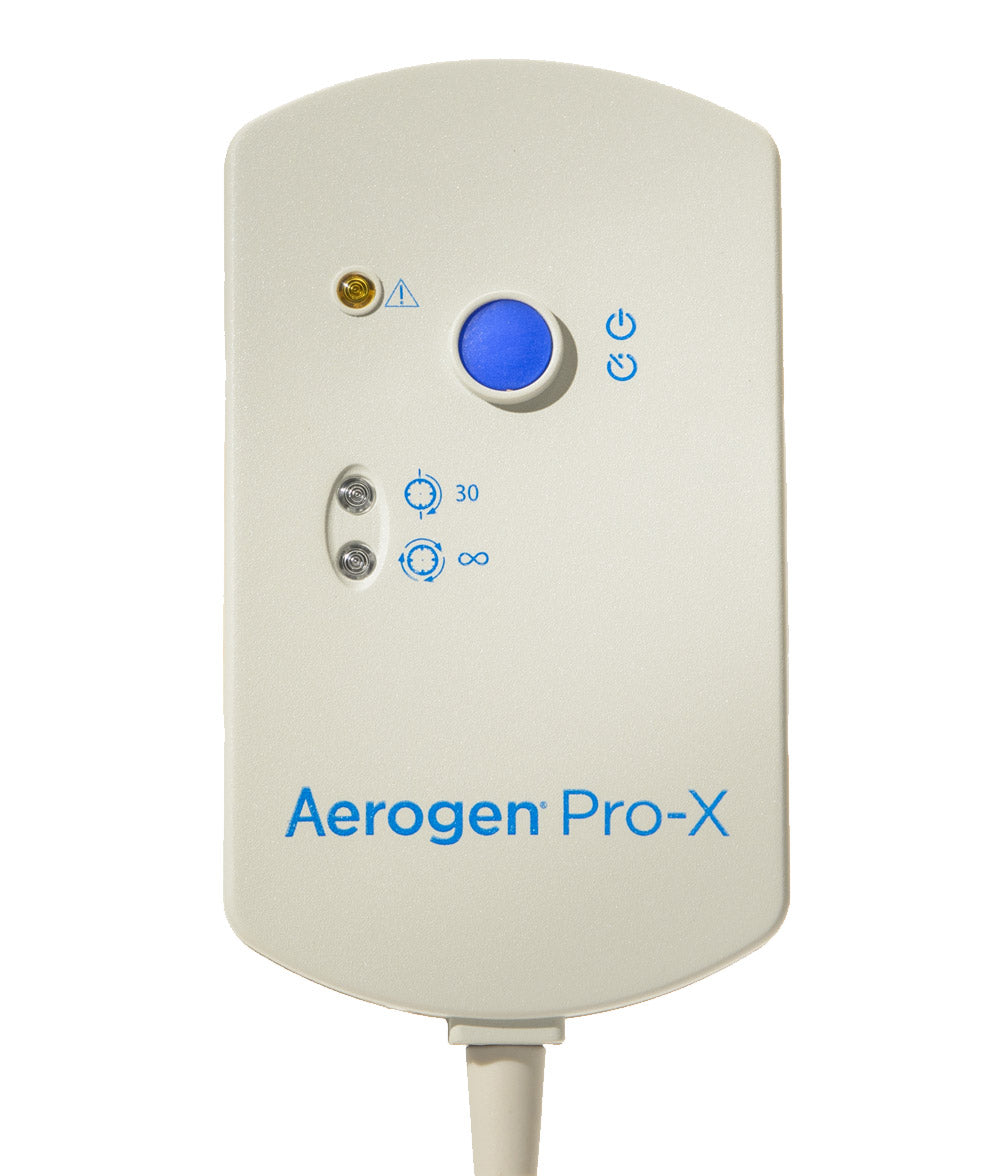 Controlador Aerogen Pro-X con cable, fotografía ilustrativa del fabricante