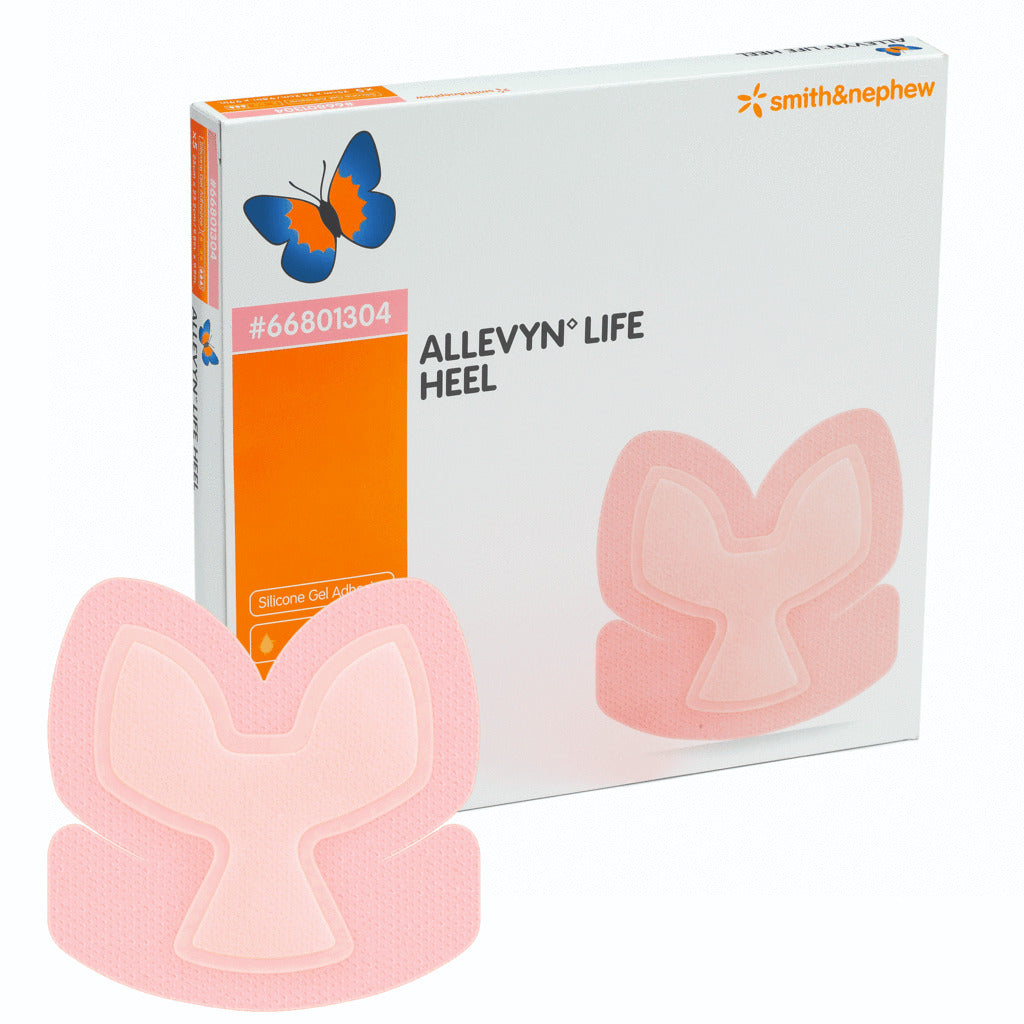 Allevyn Life Heel 25 cm x 25.2 cm 66801307, sobre fondo blanco