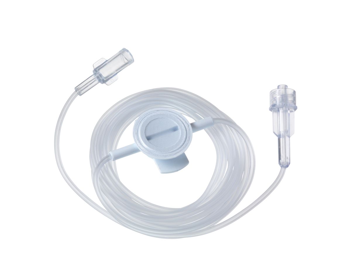 BD Alaris CC G30402M — extensión de jeringa de PVC con disco sensor de oclusión