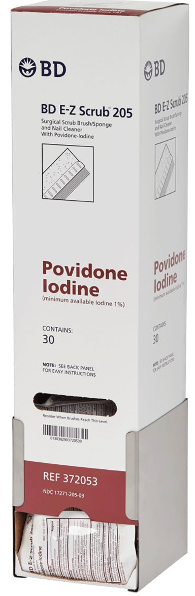 BD E-Z Scrub 372053 con povidona yodada
