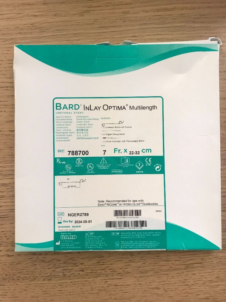 BD InLay Optima Multilength | Stent ureteral 22–32 cm