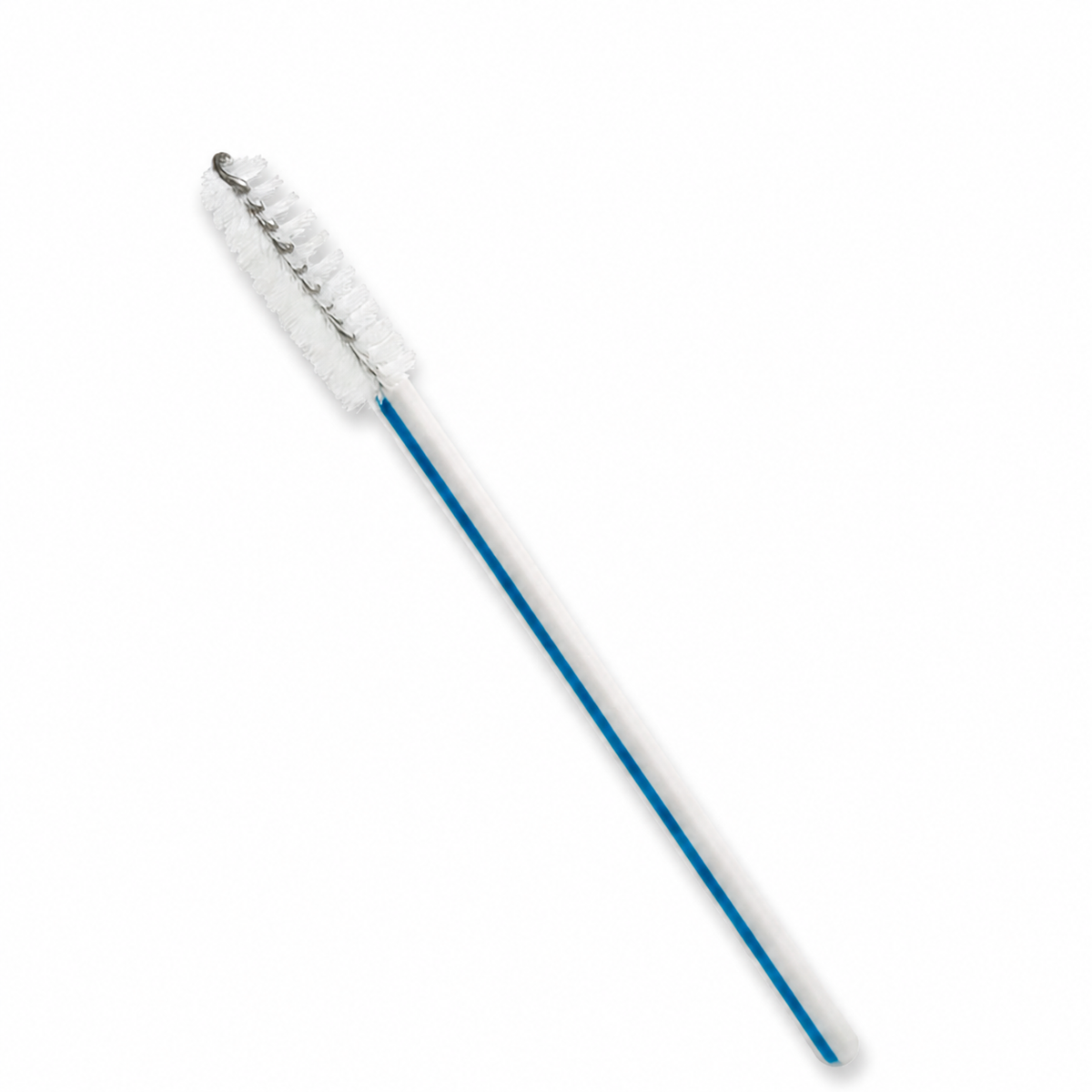 Cepillo citológico Cytobrush estéril, sobre fondo blanco