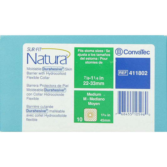 barreras de colostomía convatec natura moldeable borde hidrocoloide 411802