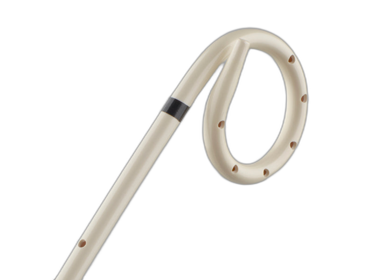 Cook Medical Universa, catéter ureteral doble J suave sin guía 5 Fr x 24 cm, sobre fondo blanco