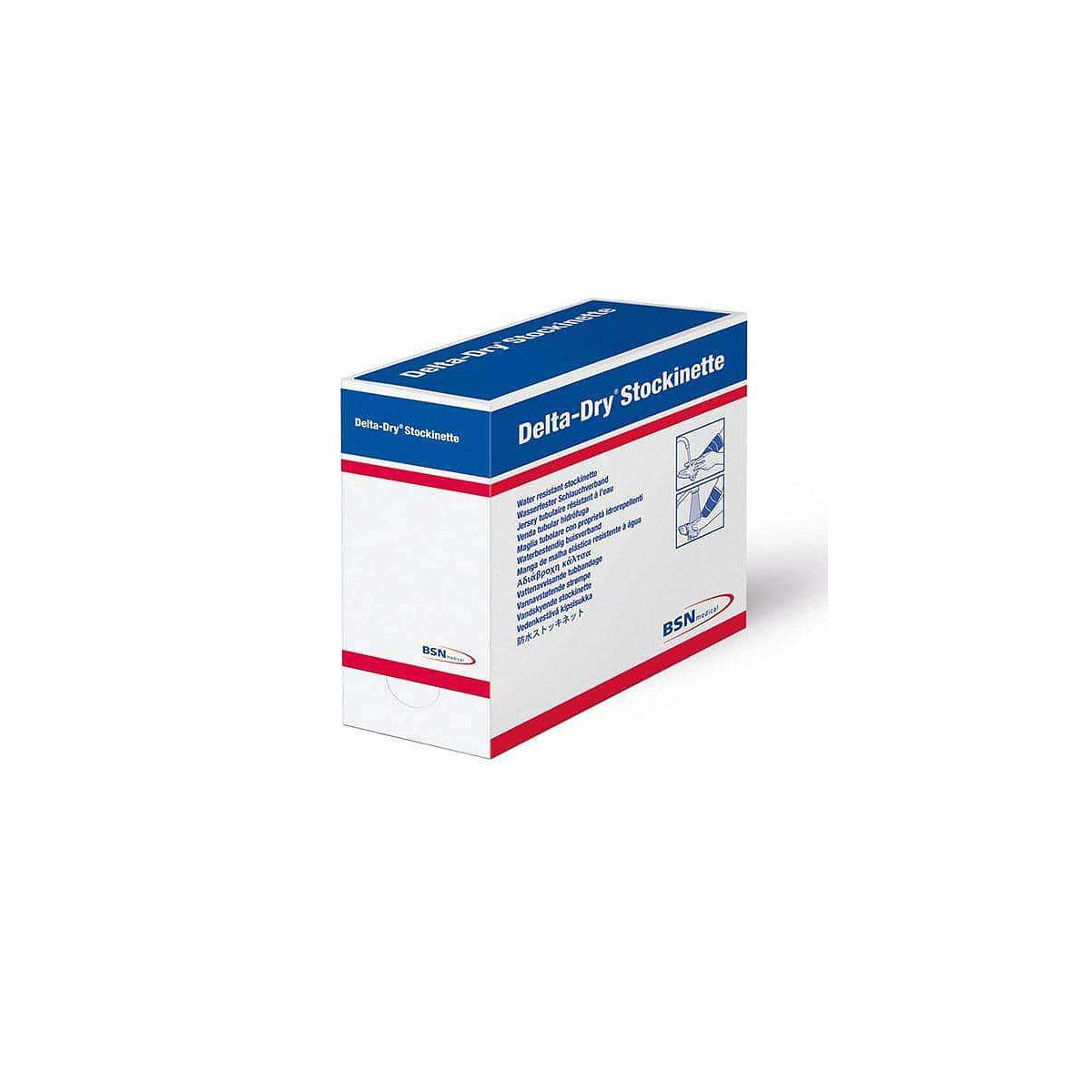 Venda Tubular Stockinette Delta-Dry BSN — empaque, vista general optimizada