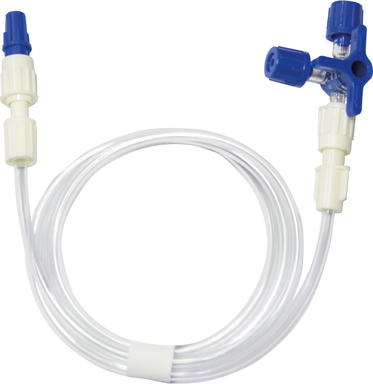 Dentilab llave de 4 vías con extensión de 80 cm