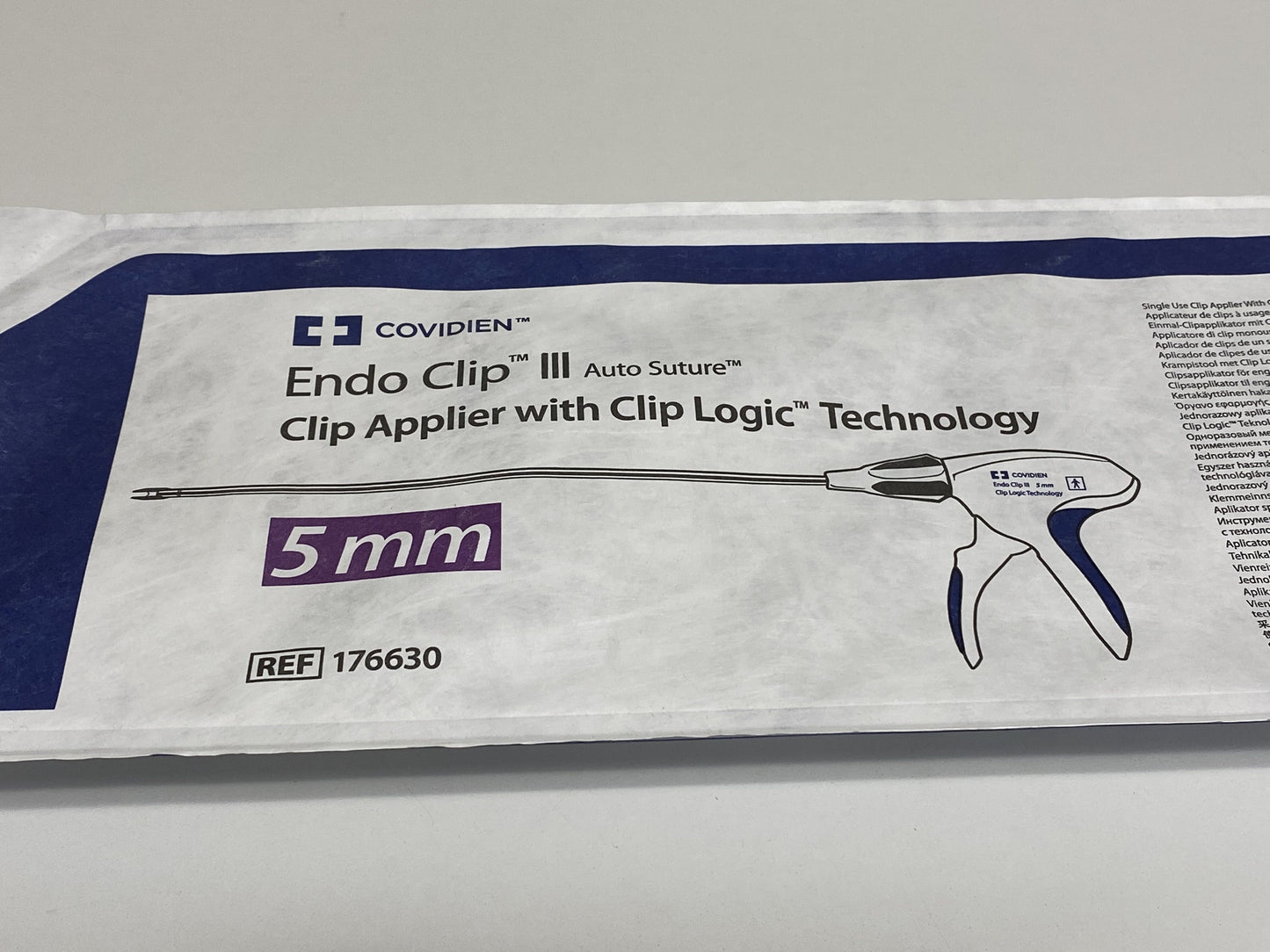Covidien Endo Clip III Auto Suture 5 mm, referencia 176630
