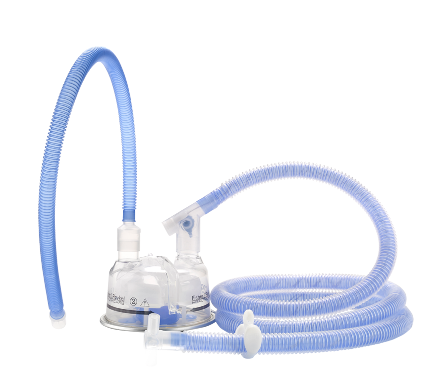 Kit de circuito ventilador Optiflow Junior Fisher & Paykel RT331, cámara de humidificación y tubos respiratorios