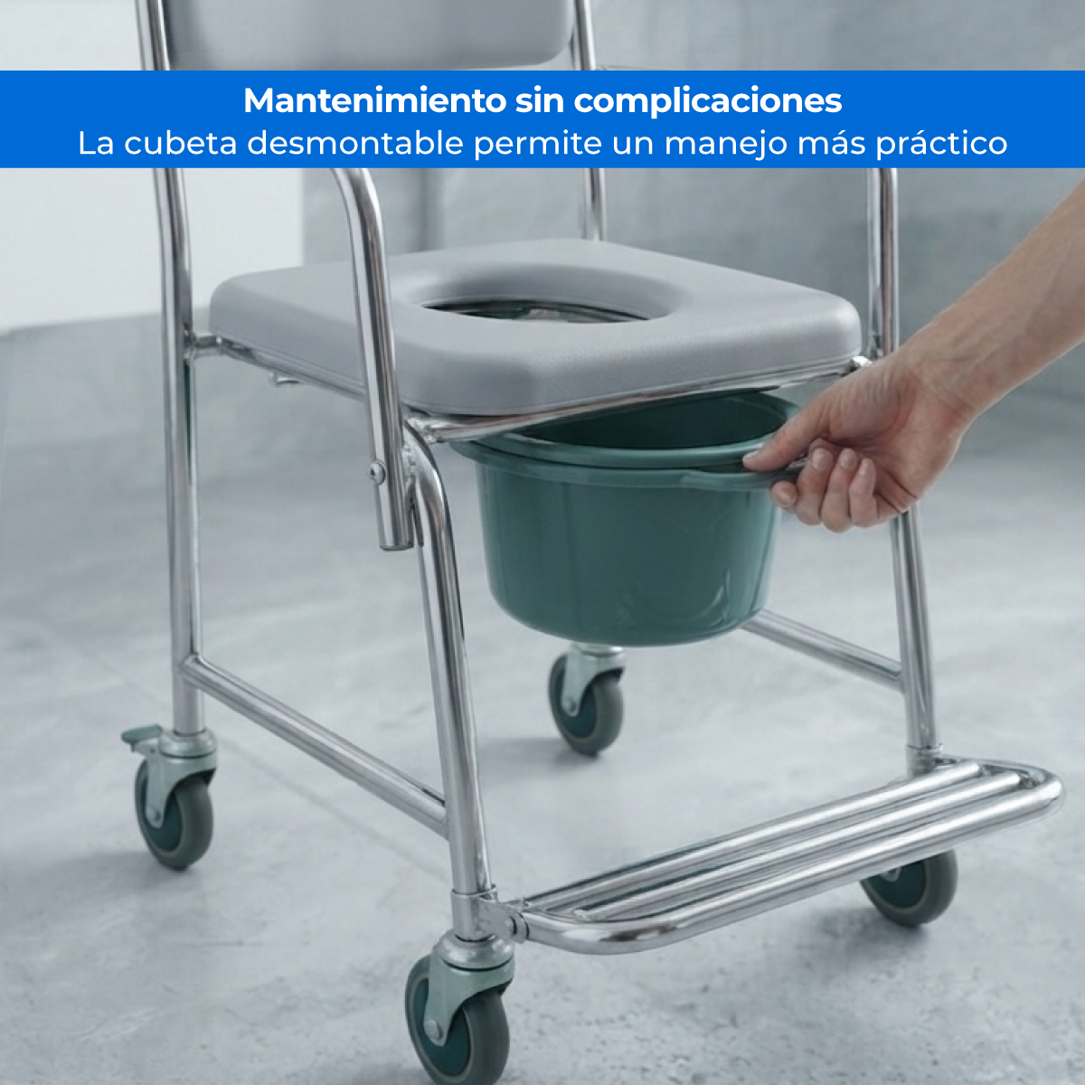 Cubeta removible de la silla de inodoro Handy AWC03