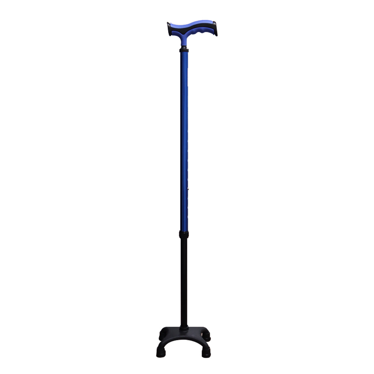 Bastón Handy BST4P1 azul extendido, tubo azul y tramo negro