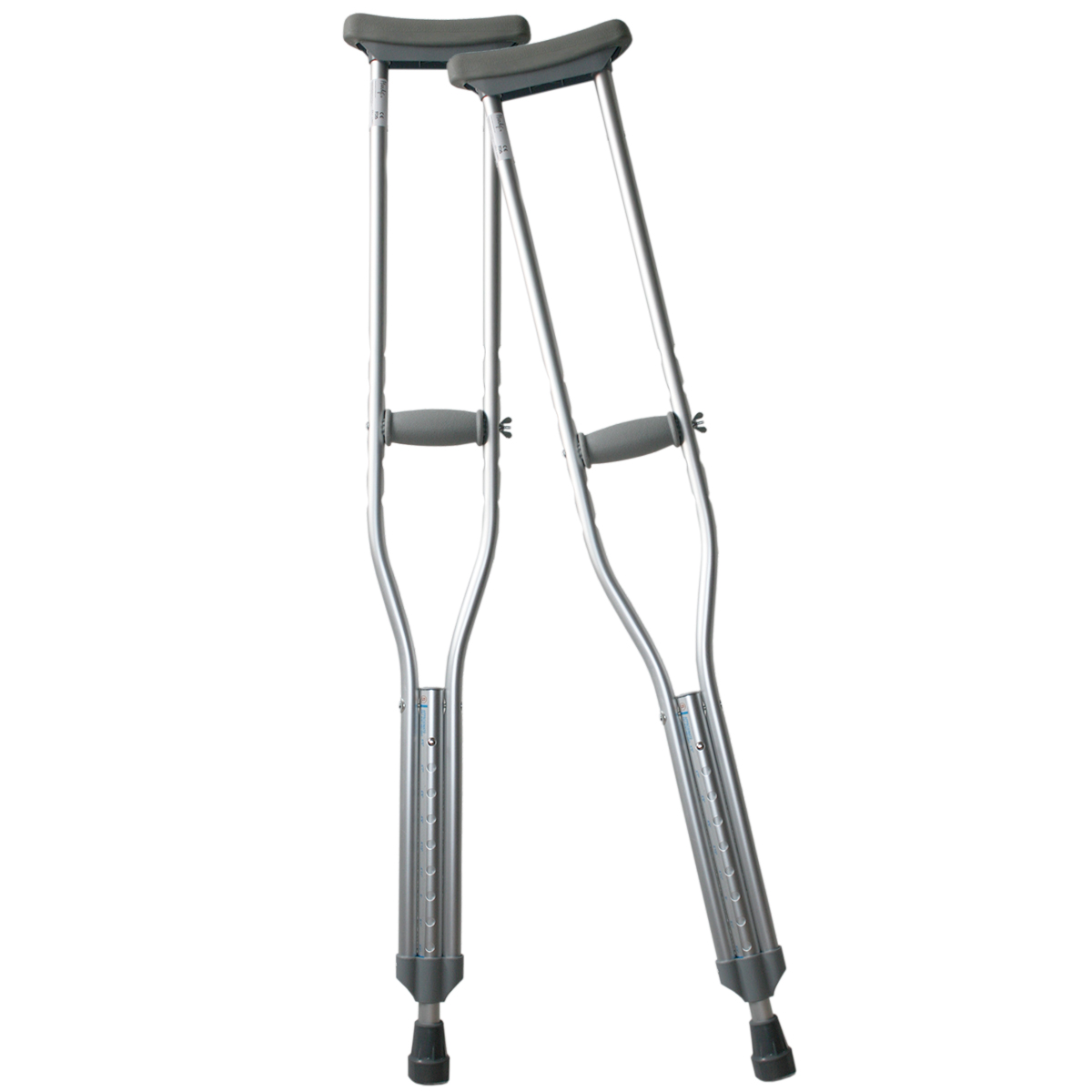 Par de muletas axilares de aluminio Handy MLT-G, talla adulto