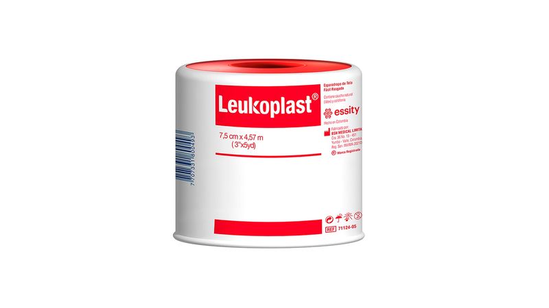 Leukoplast White G18 tela adhesiva de 7.5 cm x 4.57 m