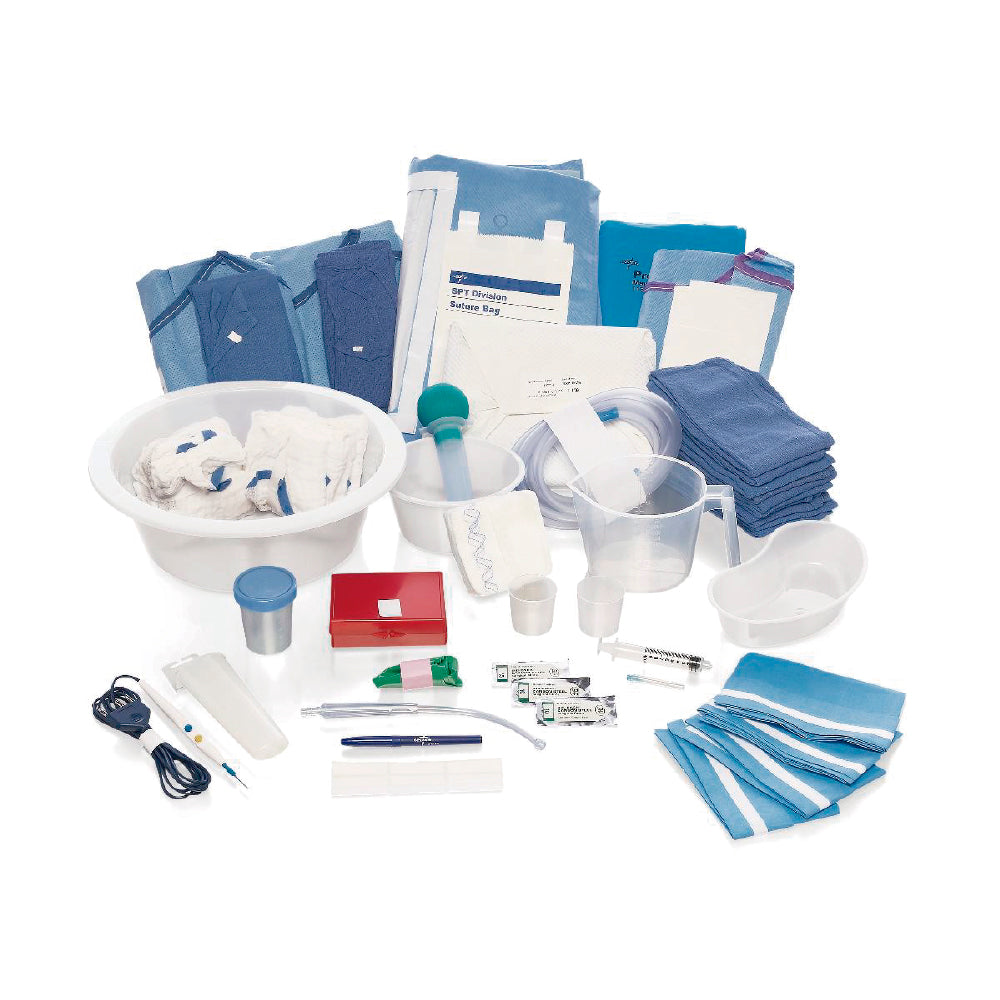 Medline DYNJ16793C, paquete integral de material para cirugía mayor