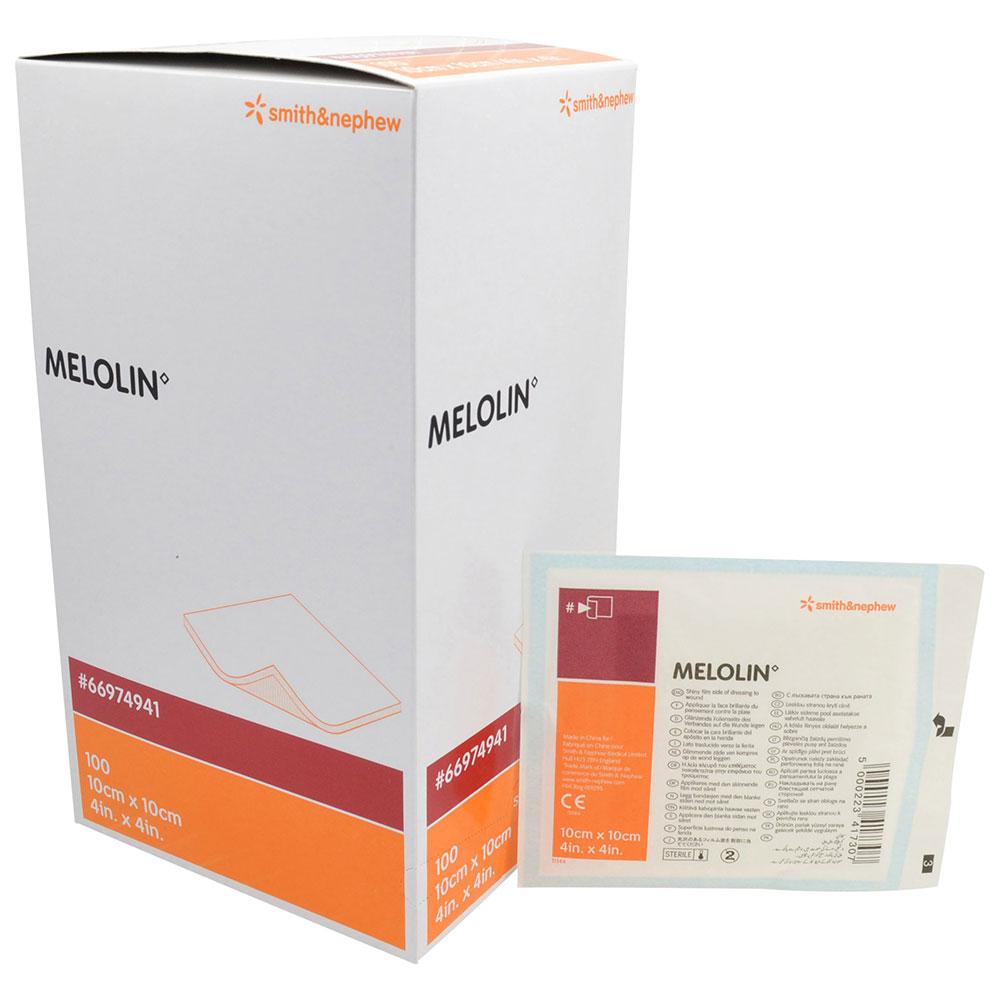Melolin Apósito Absorbente de Baja Adherencia 10 cm x 10 cm 66974941