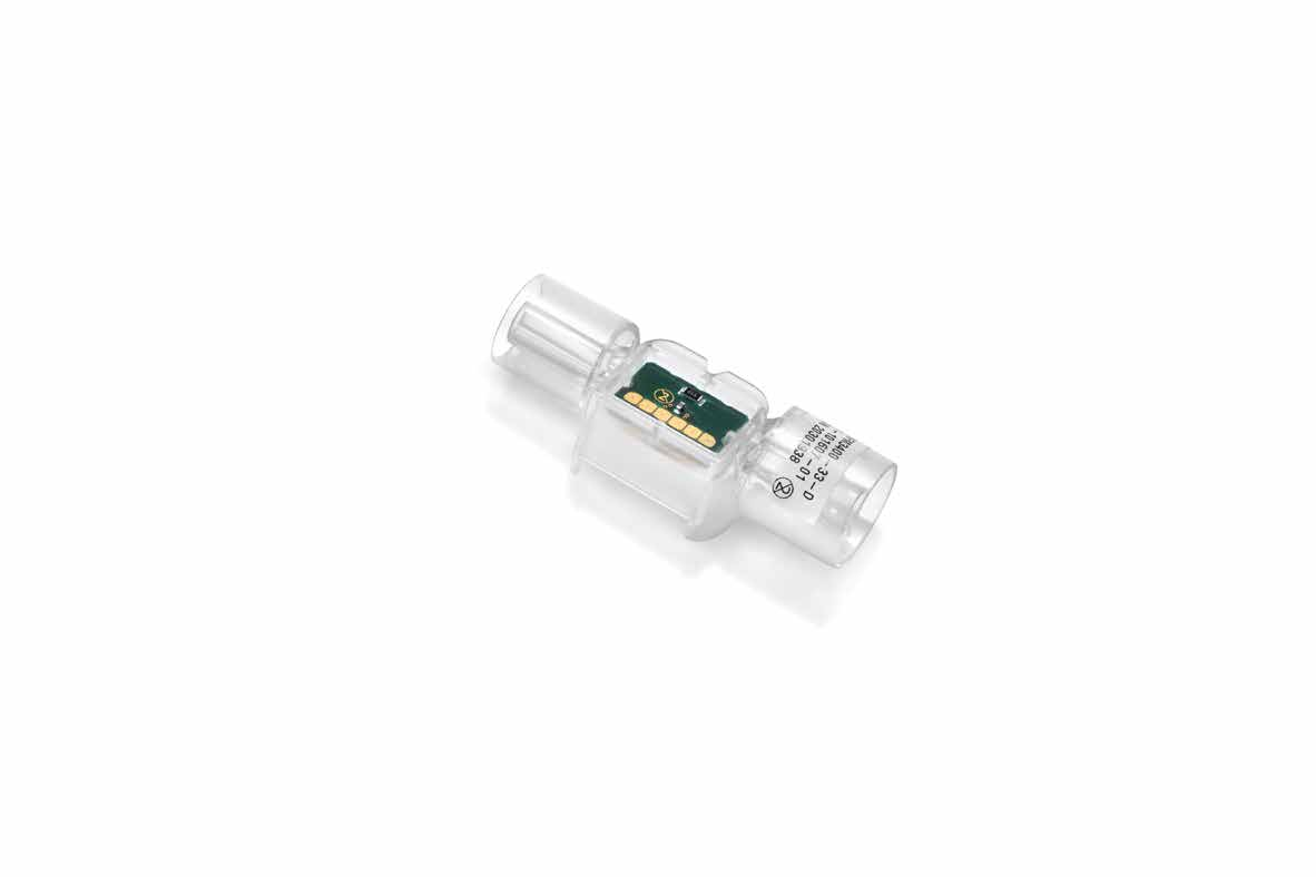 Sensor de flujo neonatal Mindray desechable | 012-000184-00. Fotografía original completa del fabricante; venta por una pieza.