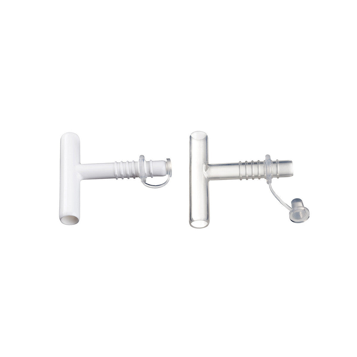 Montgomery Safe-T-Tube 4200 en silicona clara y radiopaca, serie estándar 10 a 16 mm