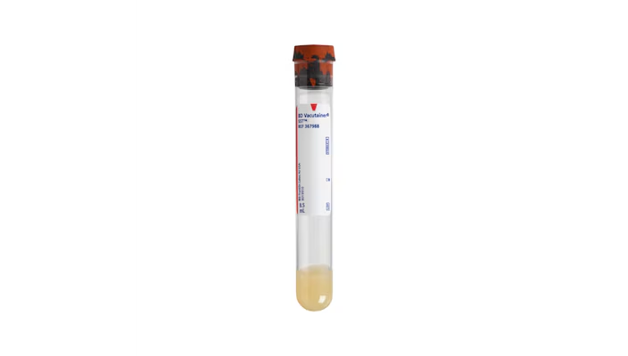 Tubo BD Vacutainer 367988, 8.5 mL; Convencional, rojo/gris