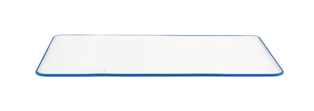 Tapete grande de silicona Heathrow Scientific HS120599, vista de la cara blanco/azul, 35 × 60 cm
