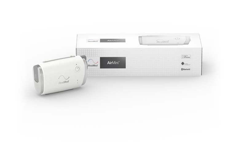 ResMed AirMini junto a su caja