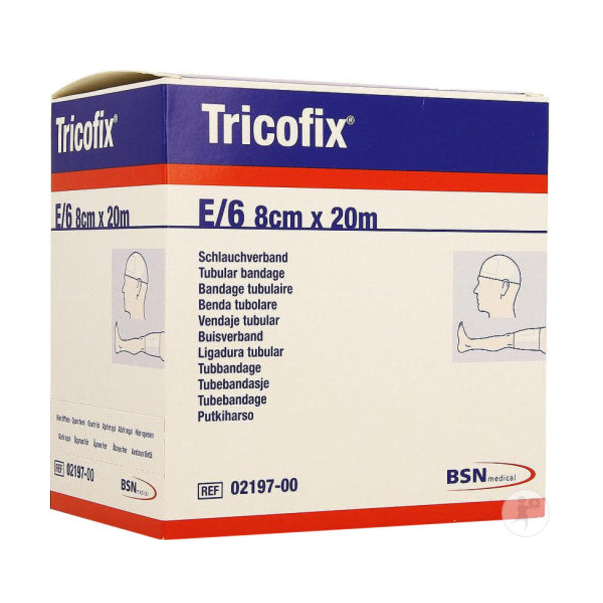 Caja Tricofix BSN E/6 8 cm × 20 m, REF 02197-00