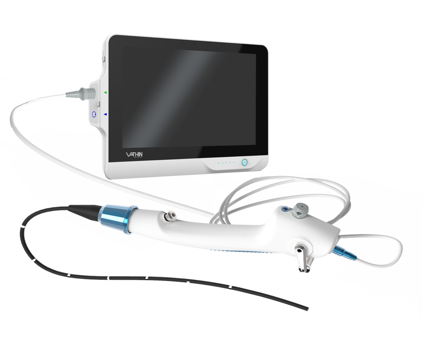 Monitor Vathin para broncoscopio flexible y visualización endoscópica