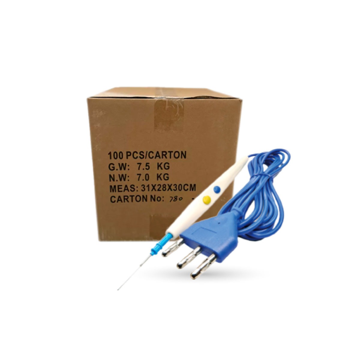XINYUE XY-P401, lápiz de electrocirugía desechable con conector Valleylab