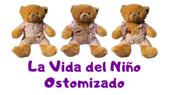 ostomía infantil ositos de peluche con una ostomia visible