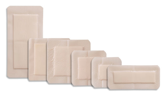 Apósitos Foam Lite ConvaTec de espuma con adhesivo de silicona en sus distintas medidas