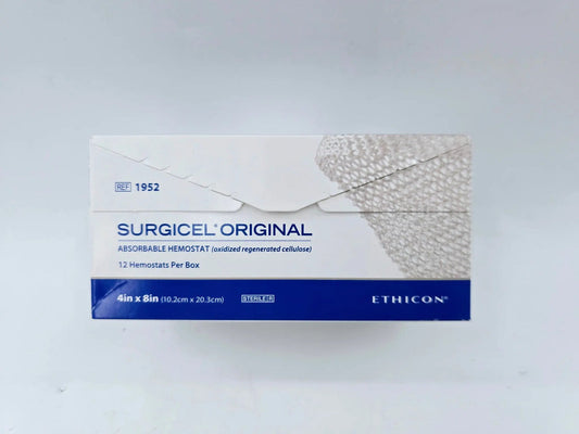 Caja Ethicon Surgicel Original REF 1952, hemostático absorbible 10 por 20 cm