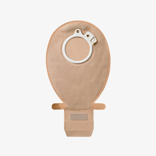 Bolsa de colostomía Coloplast SenSura Click drenable opaca con filtro y cierre de velcro, 2 piezas