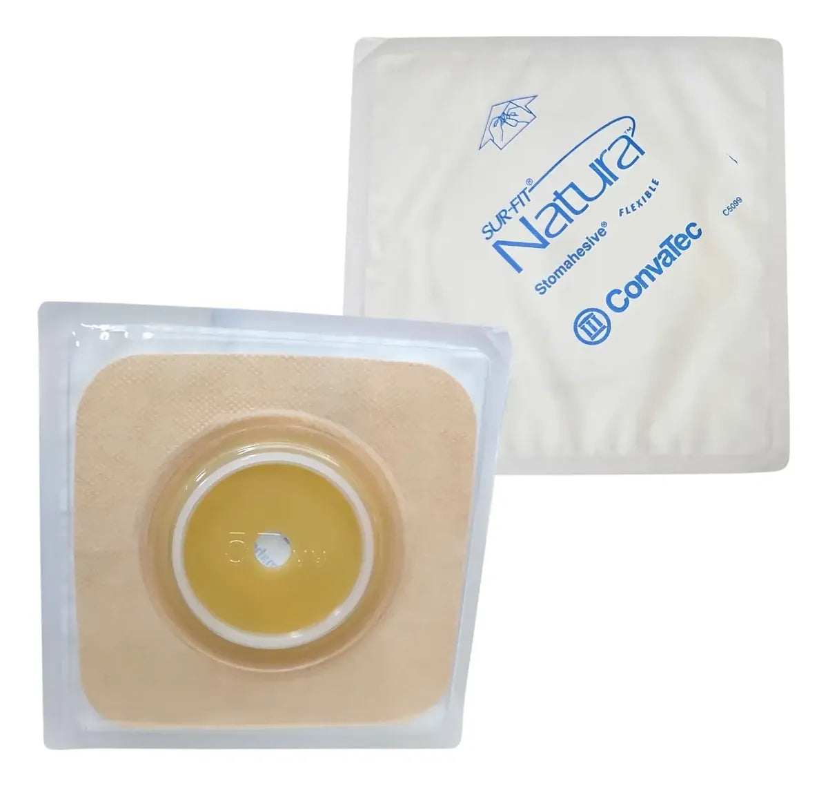 Barrera ConvaTec Natura Stomahesive Flexible 125265 recortable, aro 57 mm, con sobre Natura