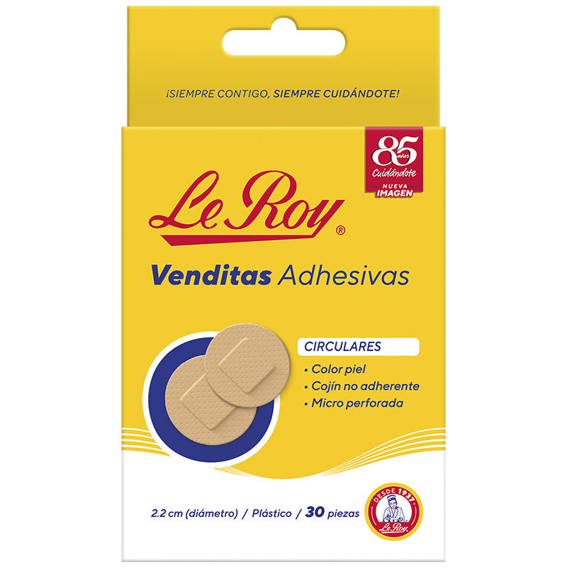 Le Roy VENDITA ADH. CIRCULAR 2.2CM 30 PZ