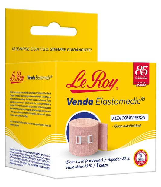 Le Roy venda Elastomedic, vista adicional de 5 cm × 5 m estirados, SKU 3500339