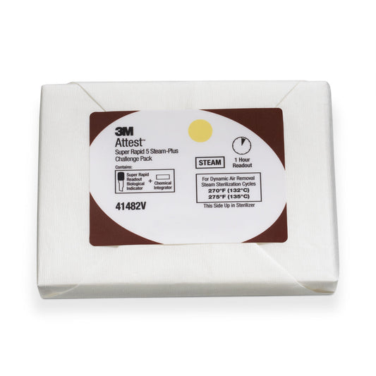 3M Attest Super Rapid paquete de desafío para vapor 41482V con indicador 1492V