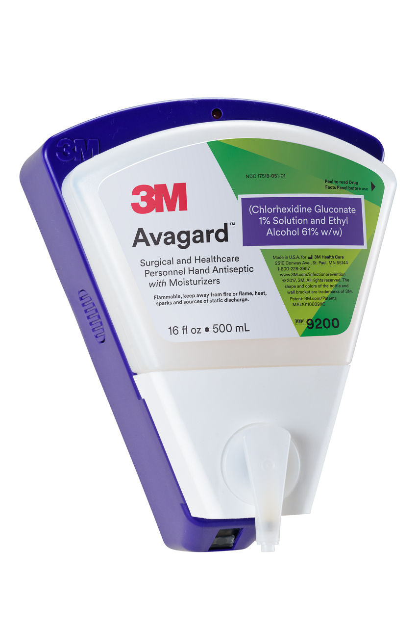 Dispensador de pared manos libres 3M Avagard para solución antiséptica