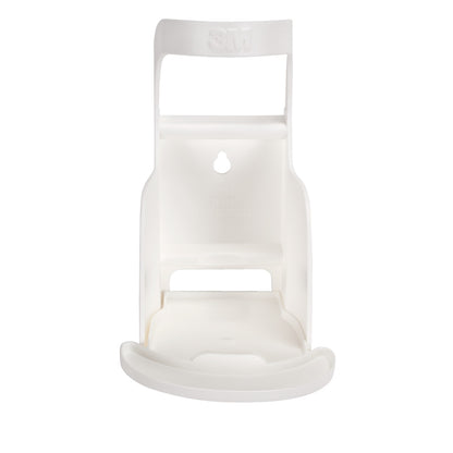 Soporte de pared 3M Avagard 9246, moldeado en plástico blanco con logo 3M, para el frasco de Avagard Foaming