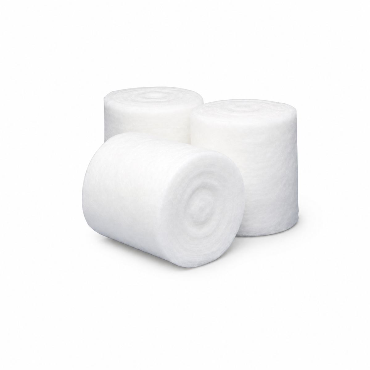 Rollos de guata sintética 3M Cast Padding MW04, 10 cm × 3.6 m, sobre fondo blanco