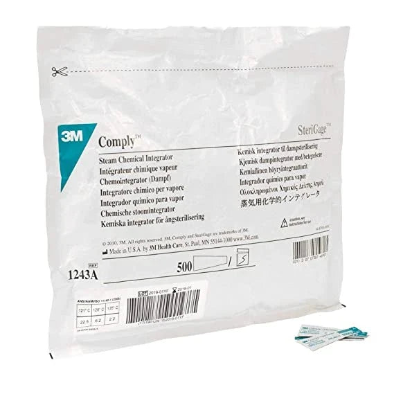 3M Comply SteriGage integrador químico para vapor 1243A