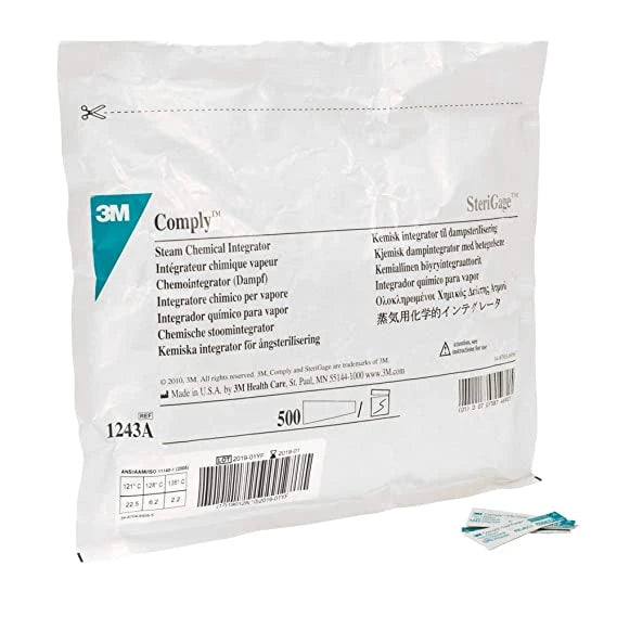 3M Comply SteriGage integrador químico para vapor 1243A