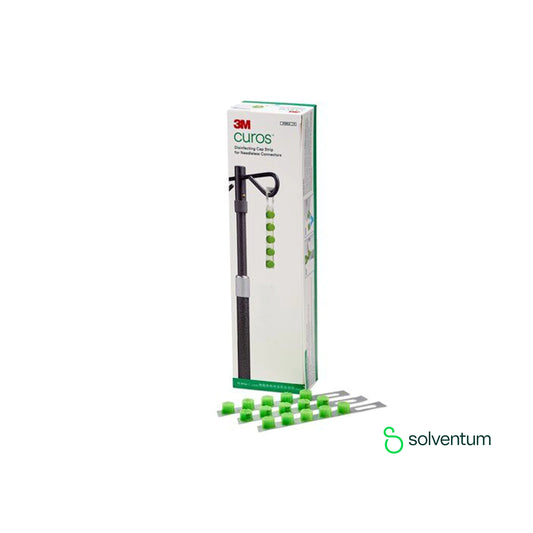 3M Curos CFF10-250R, tiras de tapas desinfectantes para conectores sin aguja