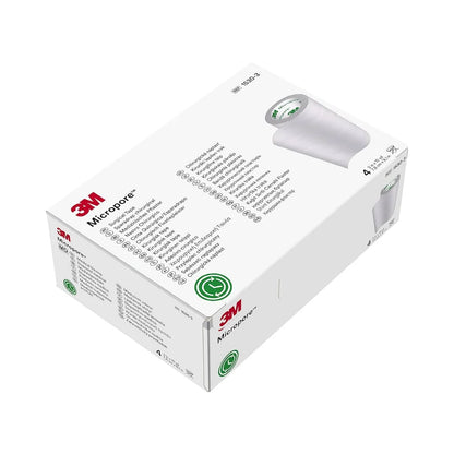 3M Micropore cinta quirúrgica blanca 1530-3 de 7.5 cm x 9.1 m