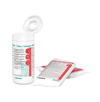B. Braun Meliseptol HBV 18706, dispensador con 100 toallitas desinfectantes