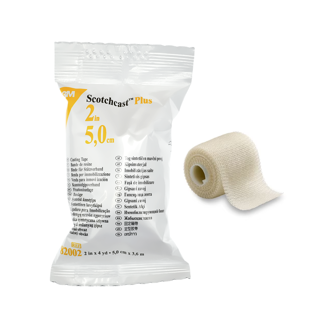 3M Scotchcast Plus blanca 82002, venda de fibra de vidrio de 5.0 cm x 3.6 m