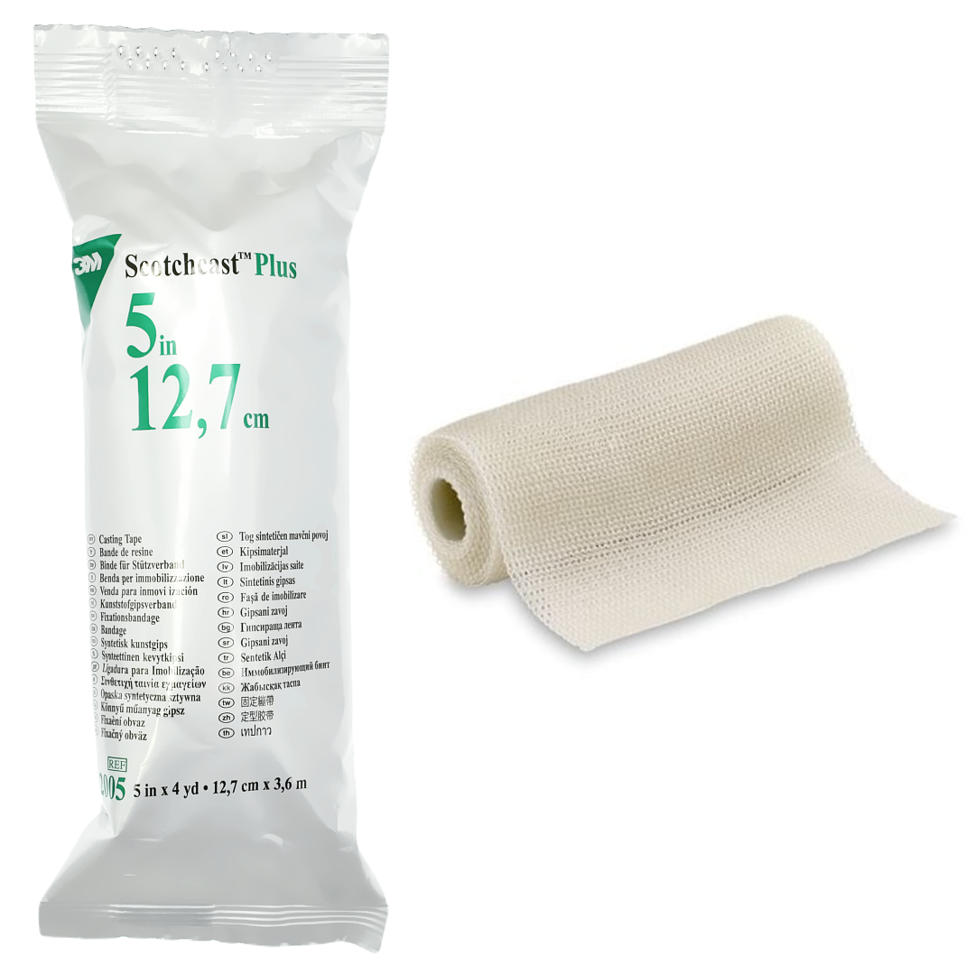 3M Scotchcast Plus blanca 82005, venda de fibra de vidrio de 12.7 cm x 3.6 m