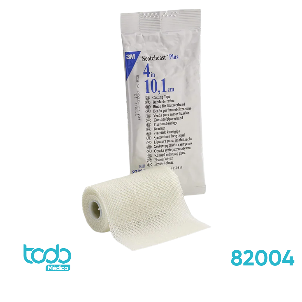 3M Scotchcast Plus blanca 82004, venda de fibra de vidrio de 10.1 cm x 3.6 m